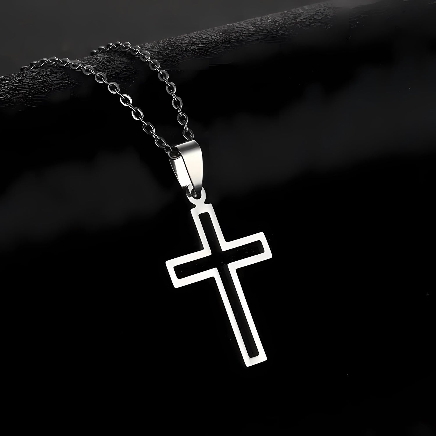 Men's Elegant Cross Necklace