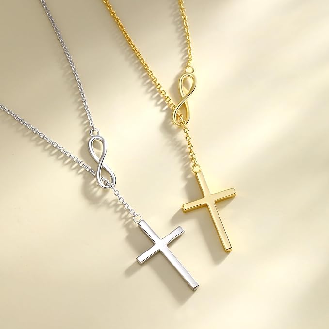 Infinity Cross Necklace