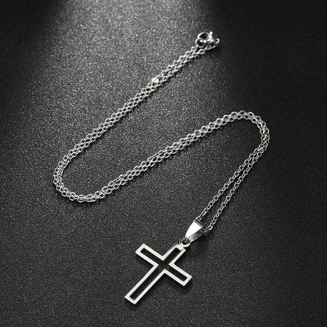 Men's Elegant Cross Necklace