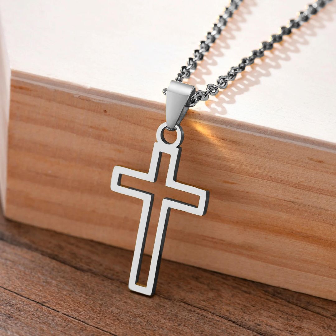 Men's Elegant Cross Necklace