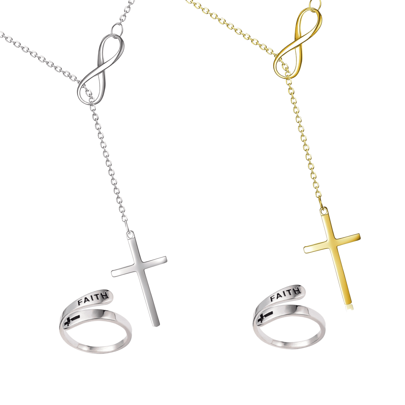 Necklace Ring Set Pure Faith